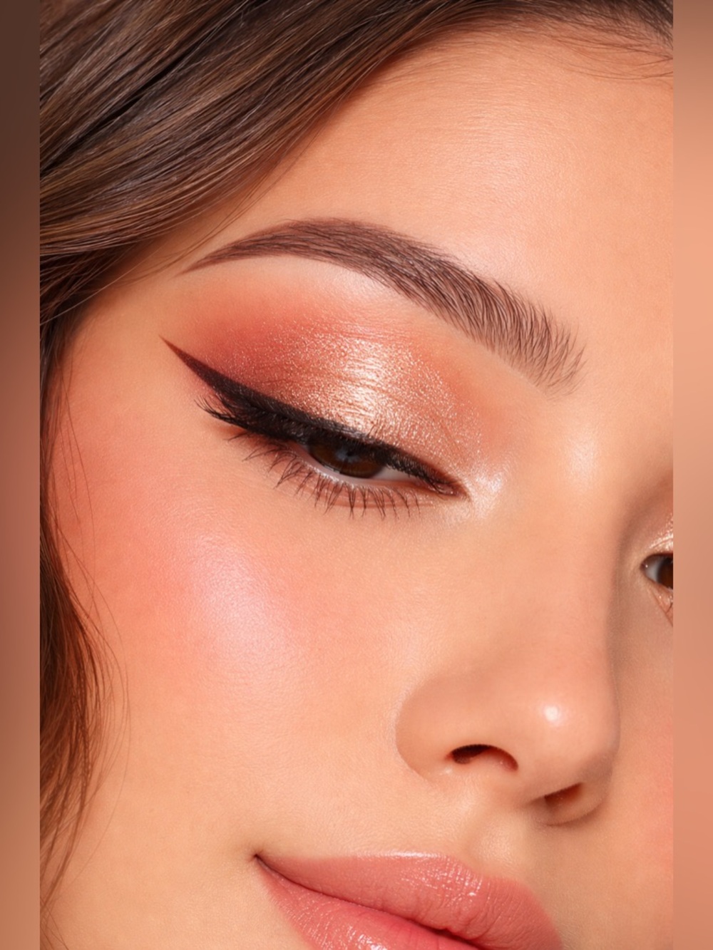 Kaja Beauty Bento Bouncy Chrome Shimmer & Matte Trio 16 Peach Madeline Aug sale